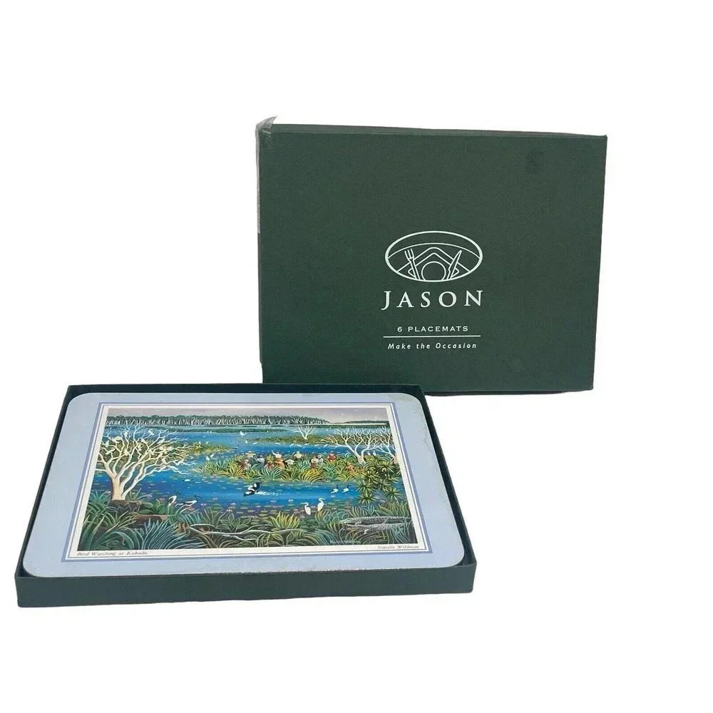 Vintage Jason New Zealand Big Placemats Box 6 Designer Scenic Australia RARE